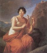 VIGEE-LEBRUN, Elisabeth Mme de Stael as Corinne oil painting artist